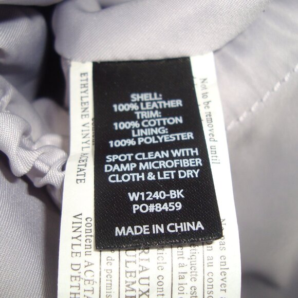 Betabrand Black Leather and Canvas Bag Overnight Tote Duffle Super Quality - Picture 4 of 16